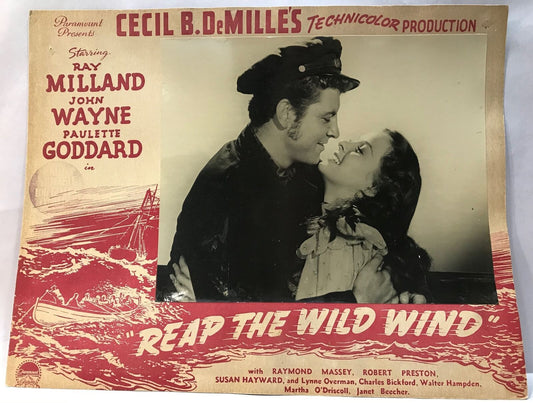 ORIGINAL LOBBY CARD - REAP THE WILD WIND (b) - 1942 - title card