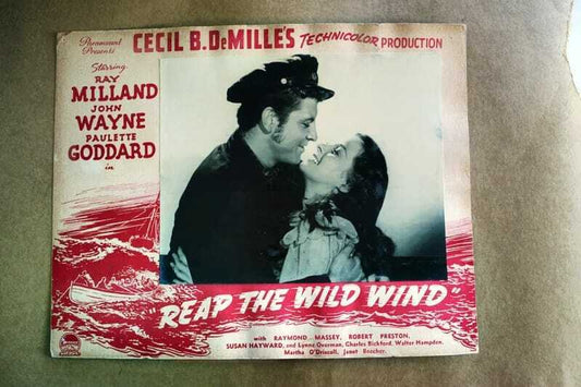 ORIGINAL LOBBY CARD - REAP THE WILD WIND (a) - 1942 - title card
