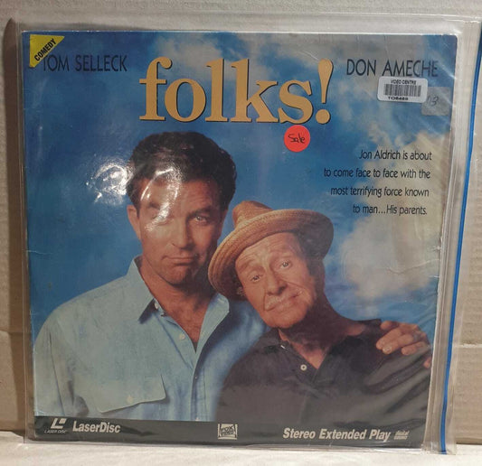 LASERDISC MOVIE - FOLKS! - Tom Selleck, Don Ameche