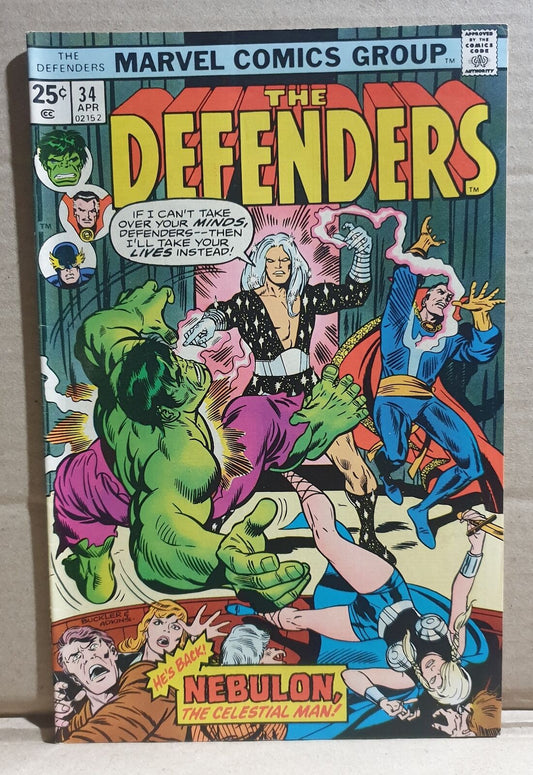 COMIC BOOK -  MARVEL DEFENDERS #34