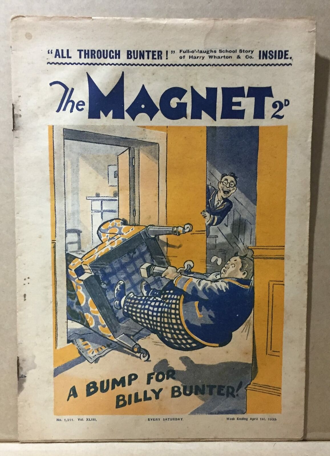 COMIC BOOK - THE MAGNET 2D NO.1311 1933