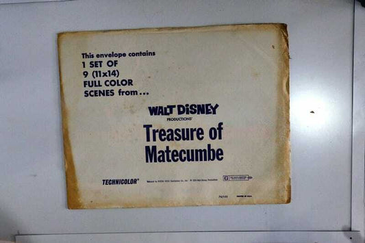 ORIGINAL LOBBY CARDS - TREASURE OF MATECUMBE - 1976 - Walt Disney  set of 9