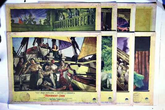 ORIGINAL LOBBY CARDS - FRENCHMAN'S CREEK - 1944 - set of 8