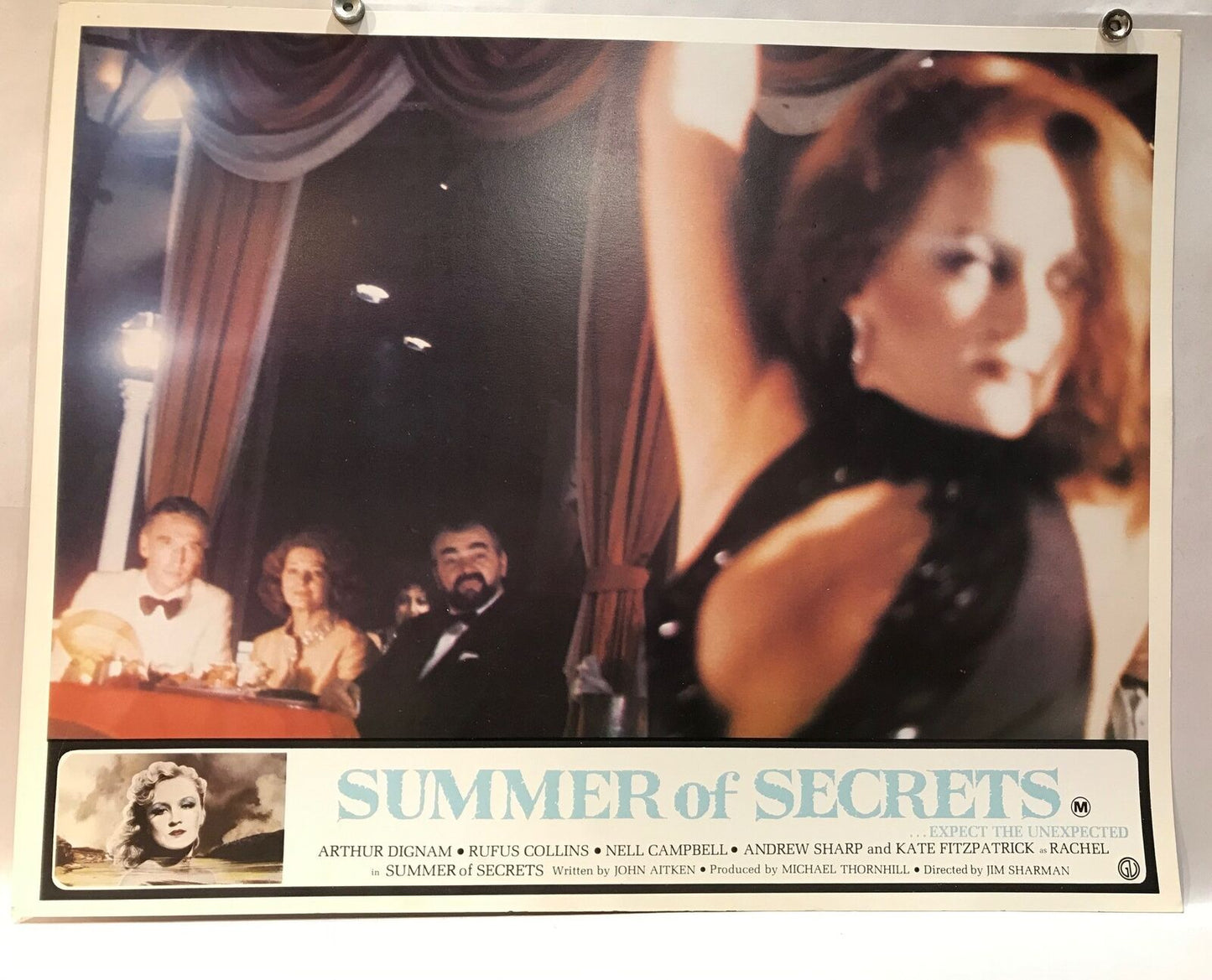 ORIGINAL LOBBY CARD - SUMMER OF SECRETS (f) - 1976 - Australian