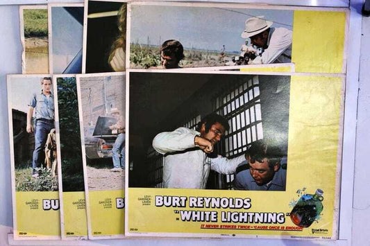 ORIGINAL LOBBY CARDS - WHITE LIGHTNING - 1973 - set of 8