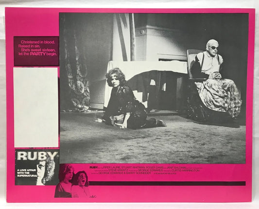 ORIGINAL LOBBY CARD - RUBY (e) - 1977 - title card - Australia