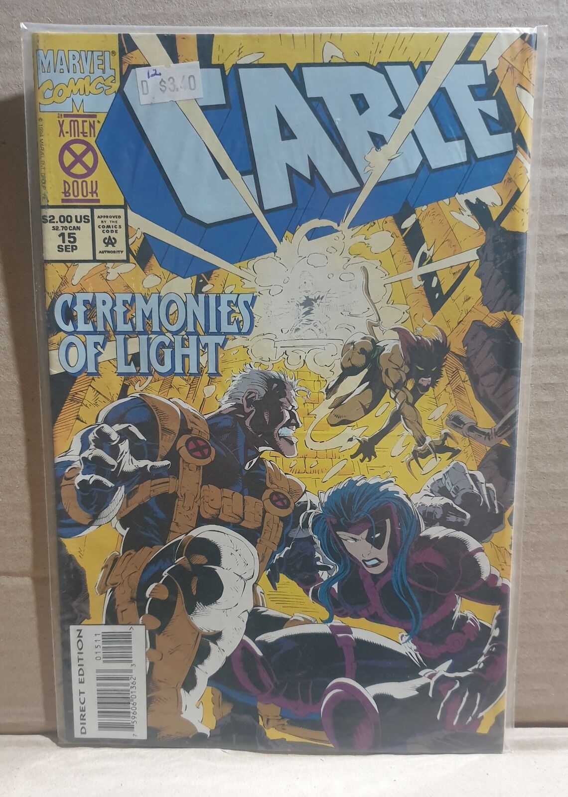 COMIC BOOK - MARVEL CABLE #15