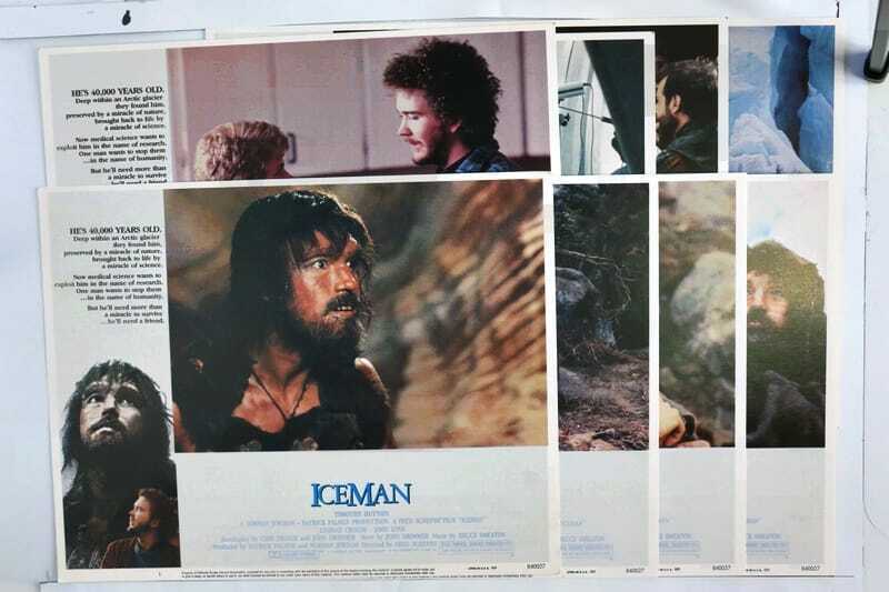 ORIGINAL LOBBY CARDS - ICEMAN - 1984 - set of 8