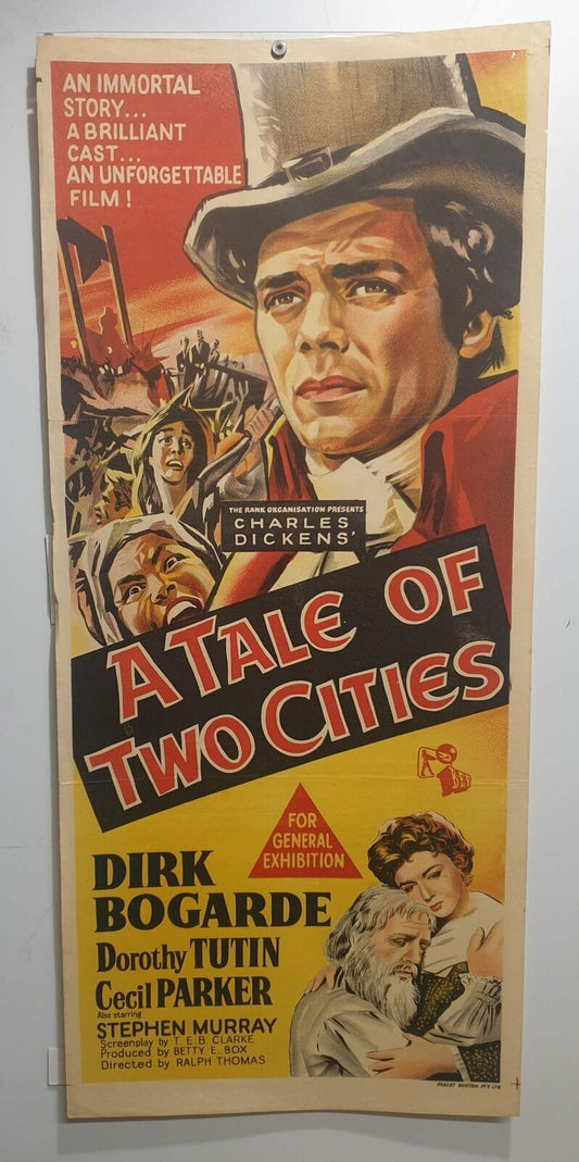 ORIGINAL DAYBILL MOVIE POSTER - A TALE OF TWO CITIES