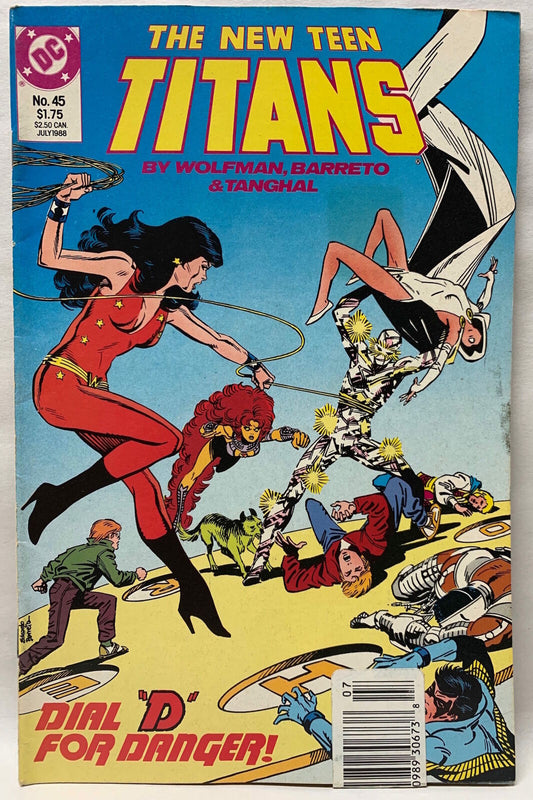 COMIC BOOK ~ THE NEW TEEN TITANS #45