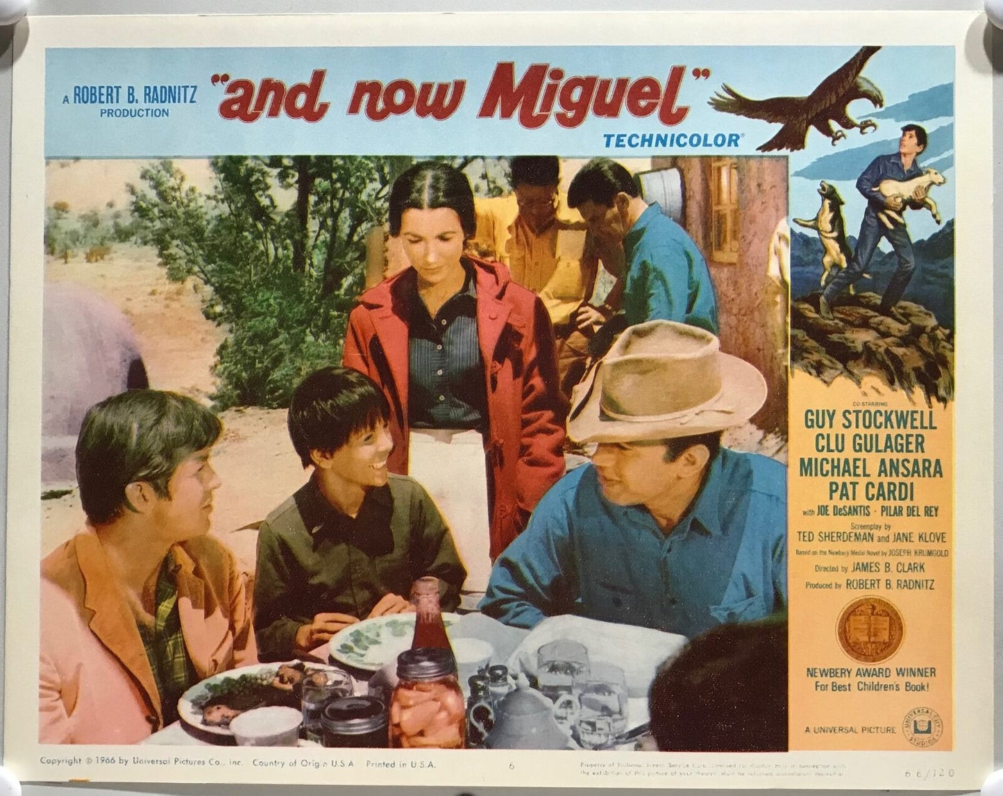 ORIGINAL LOBBY CARDS - AND NOW MIGUEL - 1966 - set of 8