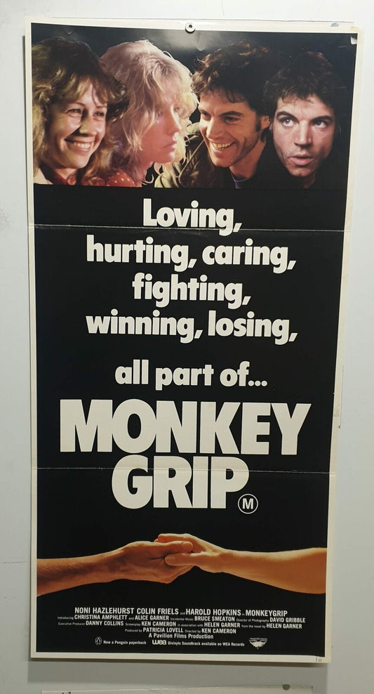 ORIGINAL DAYBILL MOVIE POSTER - MONKEY GRIP - AUSTRALIAN