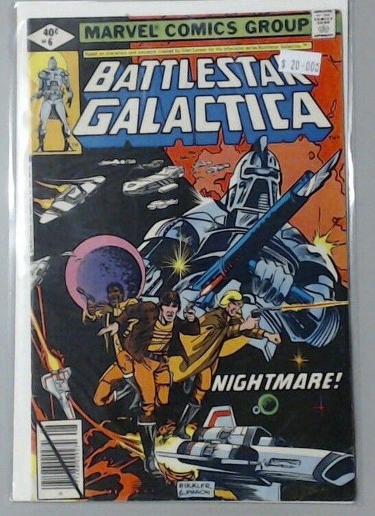 BATTLESTAR GALACTICA MARVEL COMIC BOOK #6 NIGHTMARE