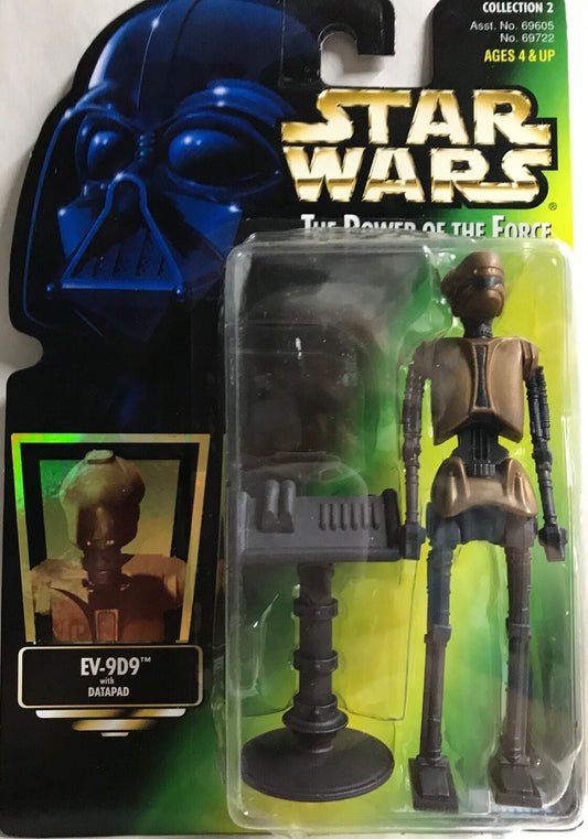 STAR WARS - KENNER - POTF - EV-9D9 - with Datapad