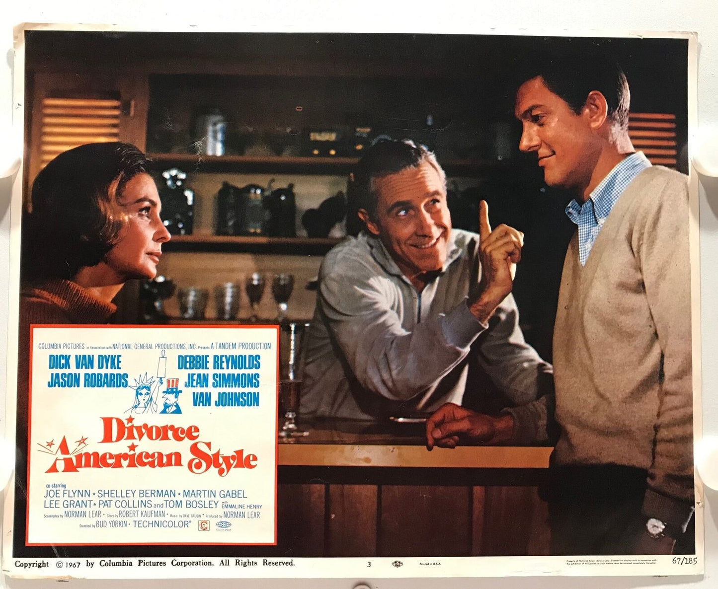 ORIGINAL LOBBY CARDS - DIVORCE AMERICAN STYLE (b) - 1967 - set of 8