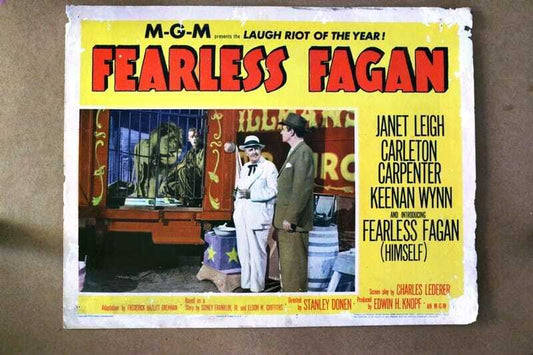 ORIGINAL LOBBY CARD - FEARLESS FAGAN - 1952 - title card