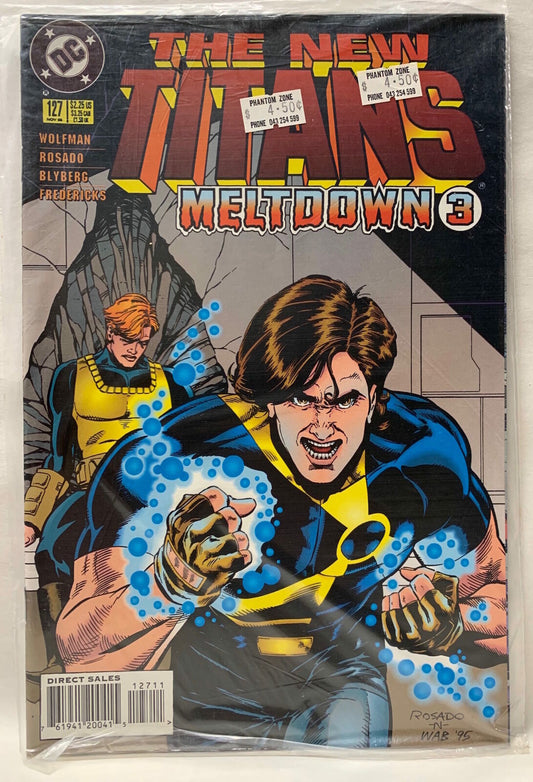 COMIC BOOK - THE NEW TEEN TITANS #127