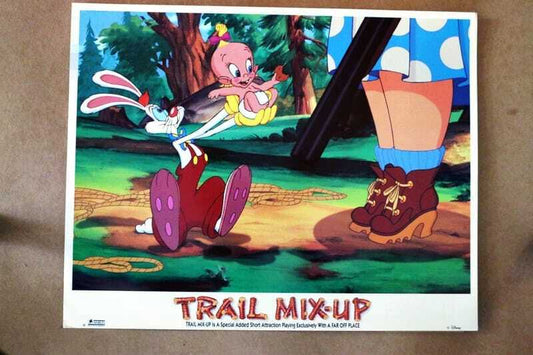 ORIGINAL LOBBY CARD - TRAIL MIX-UP - Walt Disney - 1993 - animation