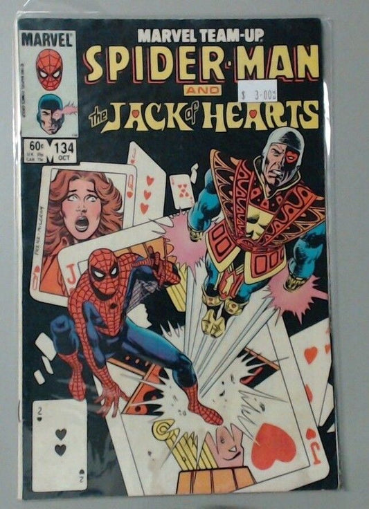 MARVEL COMIC BOOK - TEAM UP SPIDER-MAN AND JACK OF HEARTS NUMBER 134