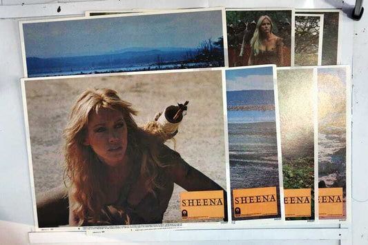 ORIGINAL LOBBY CARDS - SHEENA - 1984 - set of 8