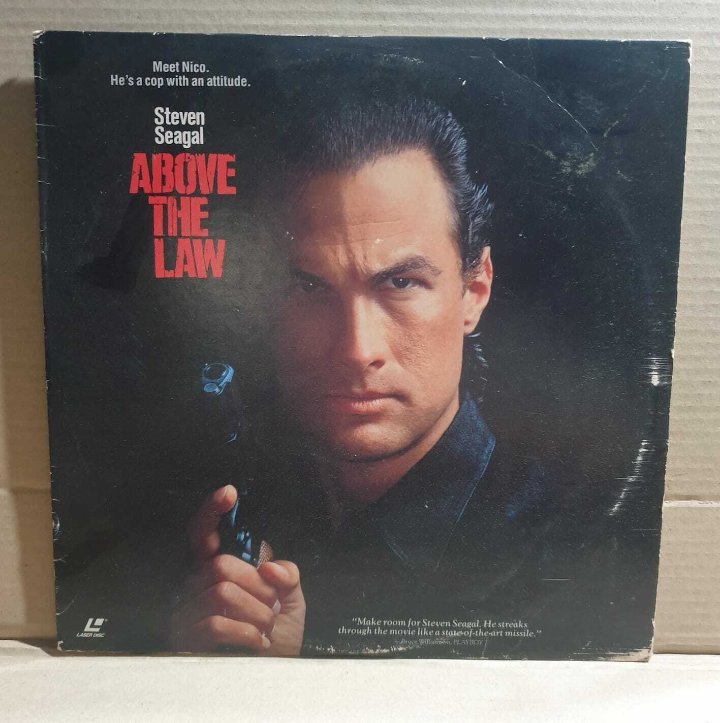 LASERDISC MOVIE - ABOVE THE LAW - Steven Seagal