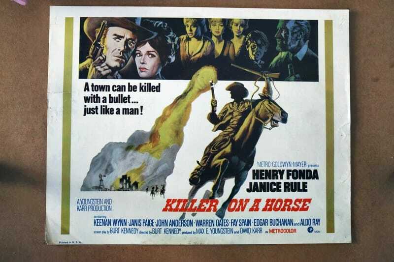 ORIGINAL LOBBY CARD - KILLER ON A HORSE - 1967 - title card