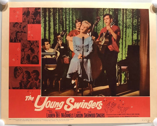 ORIGINAL LOBBY CARDS - THE YOUNG SWINGERS - 1963 - set of 8