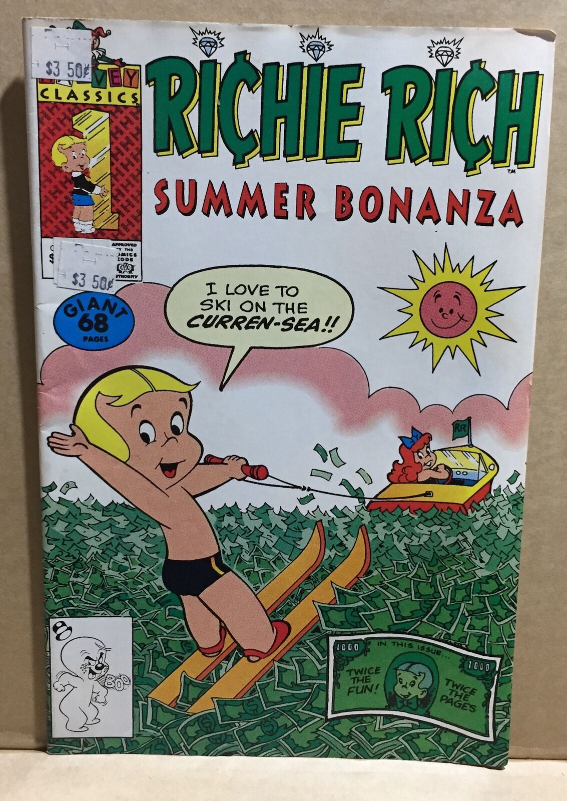 COMIC BOOK - RICHIE RICH SUMMER BONANZA HARVEY