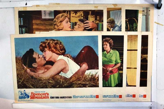 ORIGINAL LOBBY CARDS - SPENCER'S MOUNTAIN - 1963 - set of 8