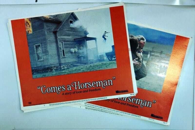 ORIGINAL LOBBY CARDS - COMES A HORSEMAN - 1978 - set of 8