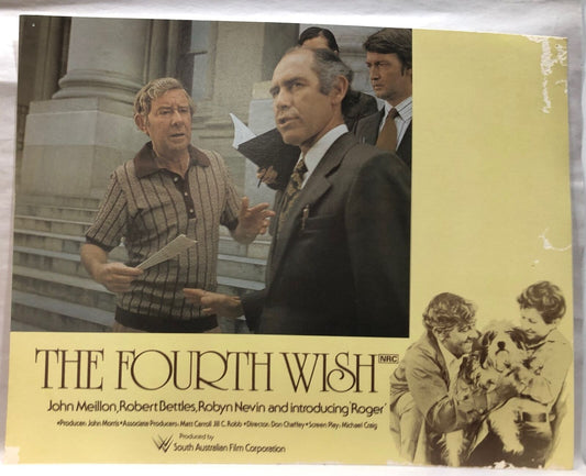 ORIGINAL LOBBY CARD - FOURTH WISH (c) - 1976 - Australia