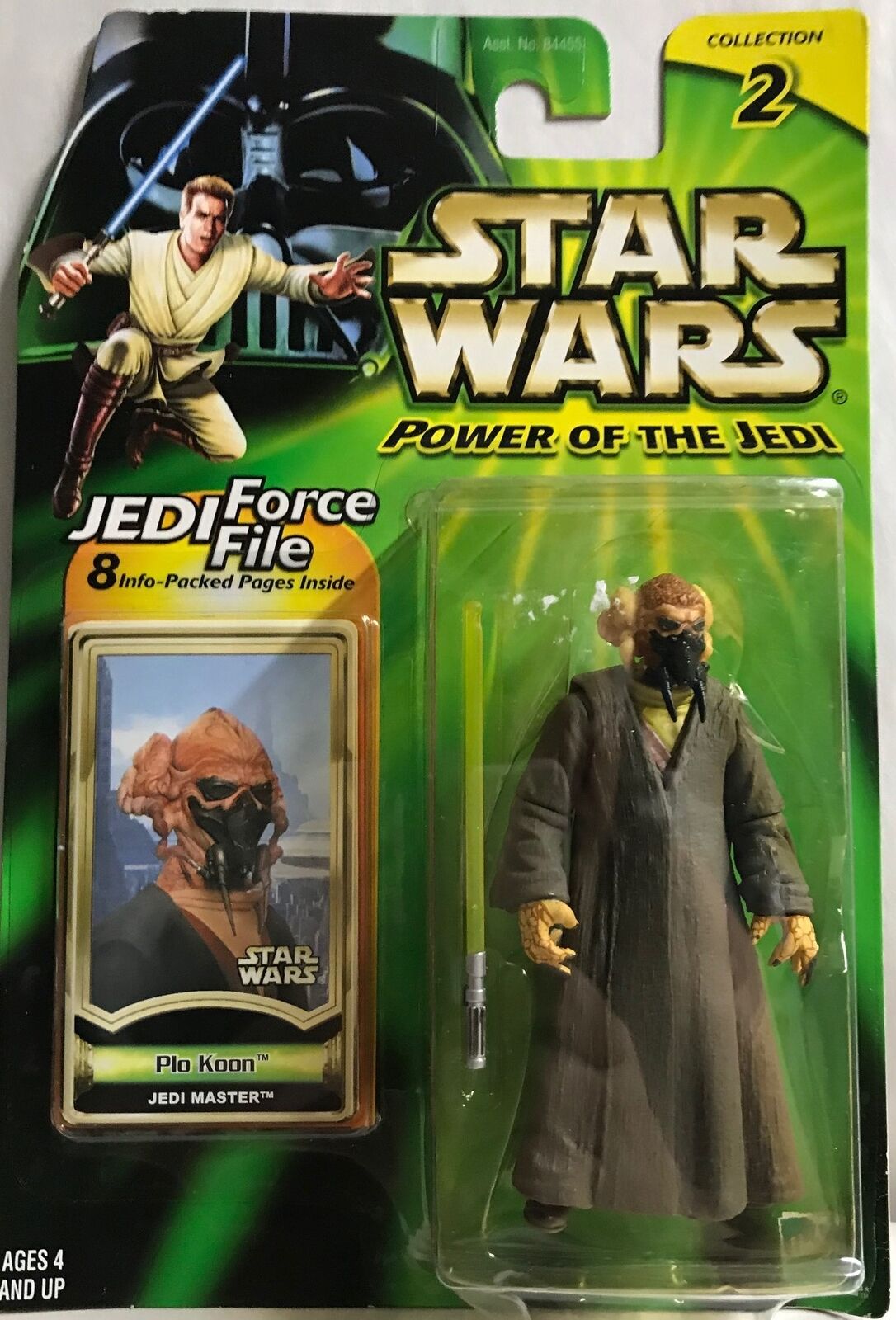 STAR WARS - HASBRO - JEDI FORCE FILE - POTJ - PLO KOON - Jedi Master - Collection 2