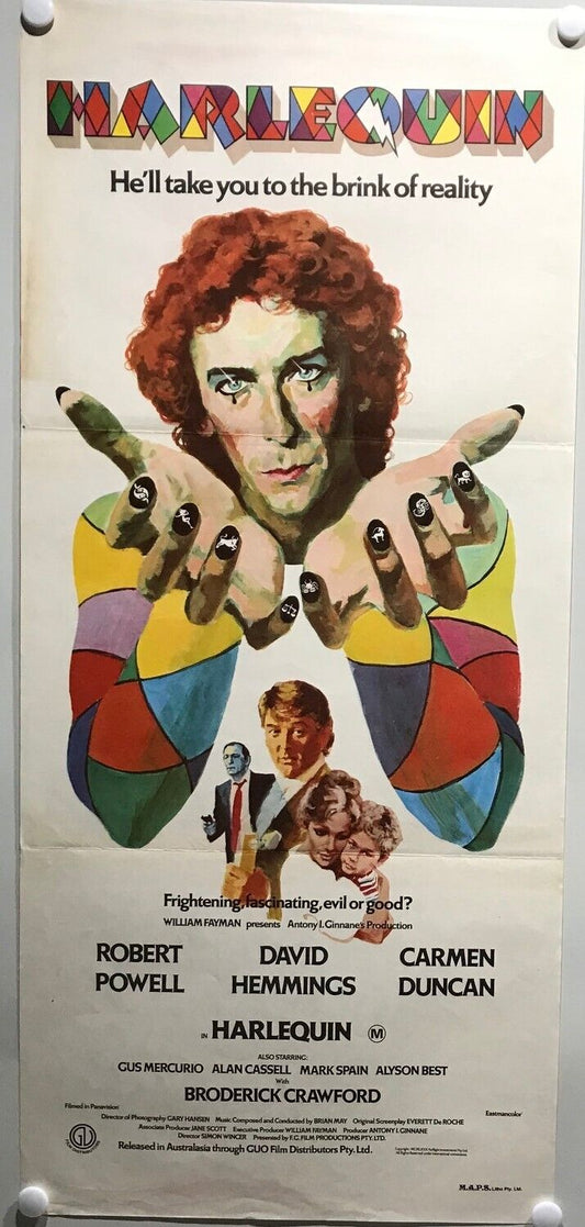 ORIGINAL DAYBILL MOVIE POSTER - HARLEQUIN