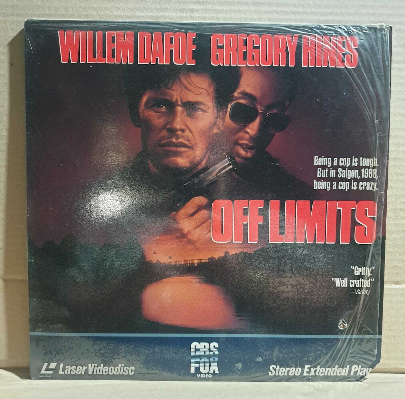 LASERDISC MOVIE - OFF LIMITS - Willem Dafoe, Gregory Hines