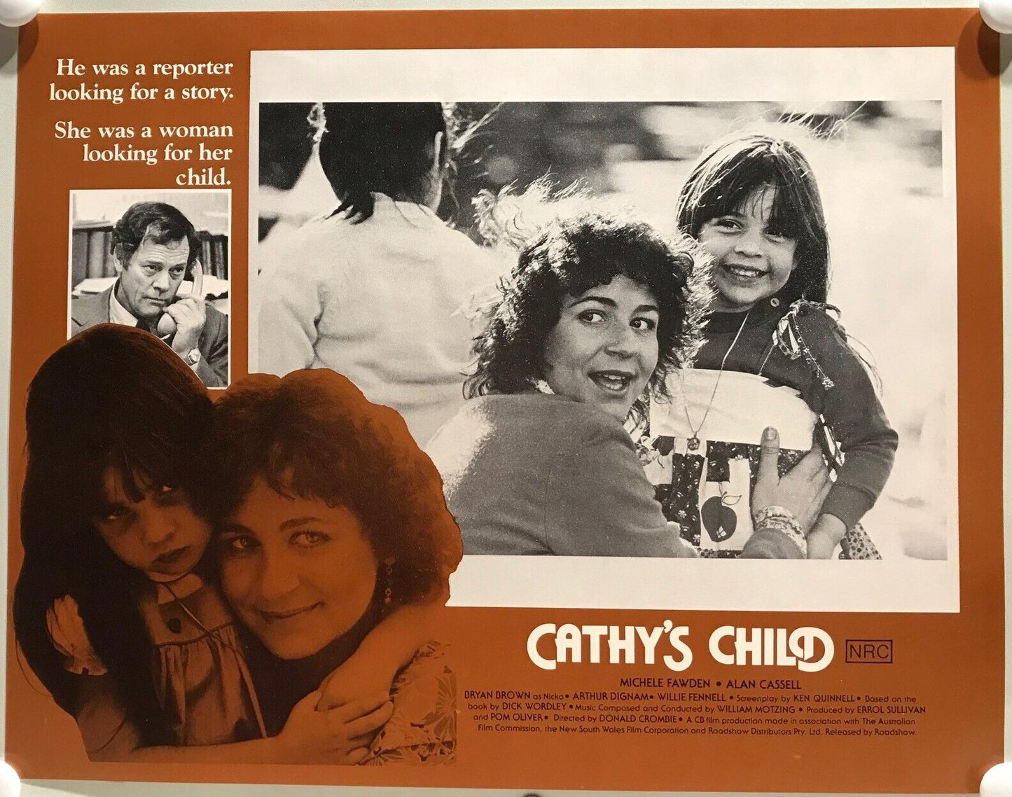 ORIGINAL LOBBY CARDS - CATHY'S CHILD (a) - 1979 - set of 8