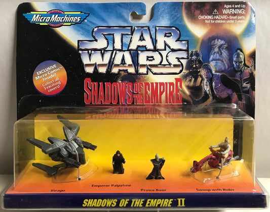 STAR WARS - GALOOB MICRO MACHINES - SHADOWS of the EMPIRE II - Virago, Empero...