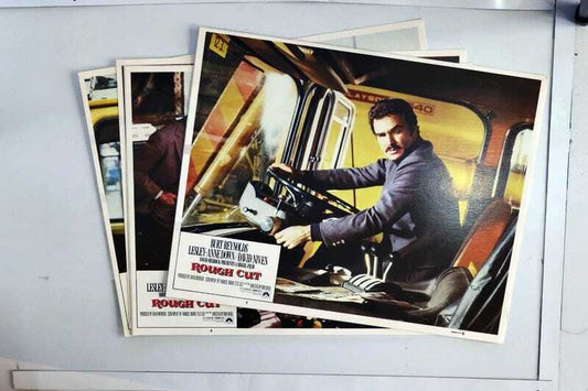 ORIGINAL LOBBY CARDS - ROUGH CUT - 1980 - set of 8