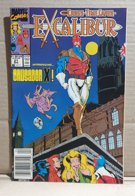 COMIC BOOK -  MARVEL EXCALIBUR #21