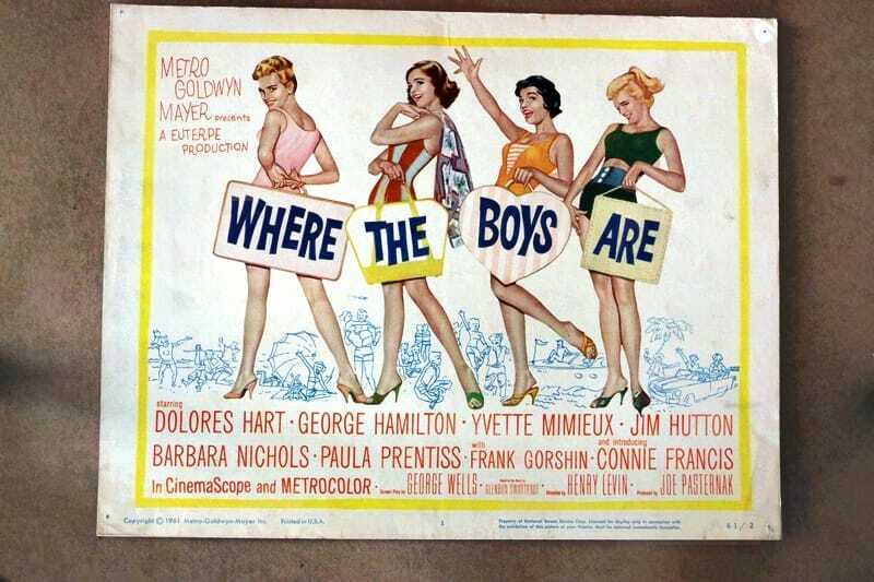 ORIGINAL LOBBY CARD - WHERE THE BOYS ARE (a) - 1961 - card #1