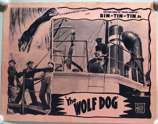 ORIGINAL SERIAL LOBBY CARD - THE WOLF DOG - 1933 - Title Card