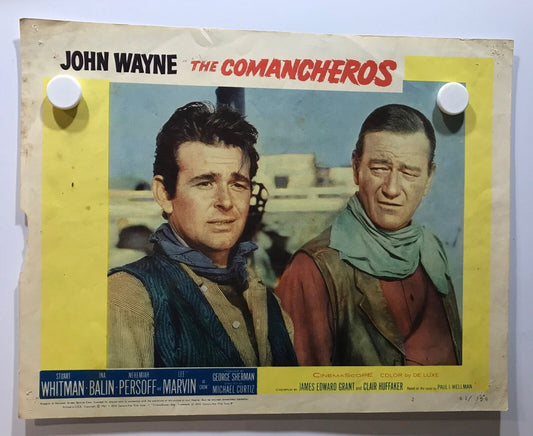 ORIGINAL LOBBY CARD - COMANCHEROS - 1961 - key card #2