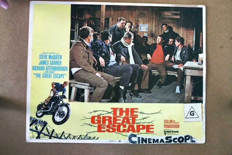 ORIGINAL LOBBY CARD - GREAT ESCAPE - 1970 - title card