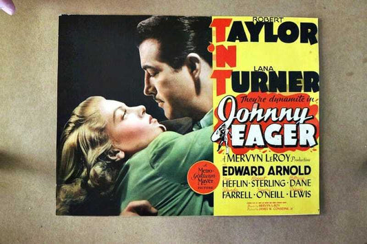 ORIGINAL LOBBY CARD - JOHNNY EAGER - 1941 - title card