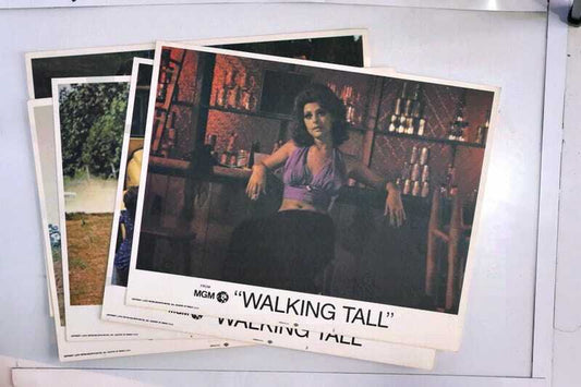 ORIGINAL LOBBY CARDS - WALKING TALL - 1973 - set of 8