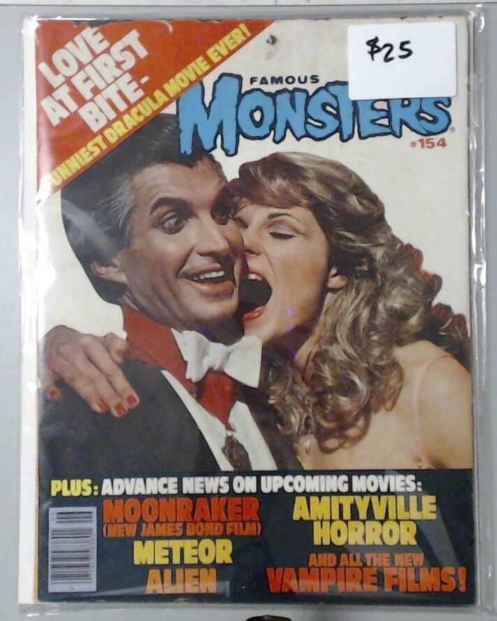 SCARY HORROR FAMOUS MONSTERS OF FILMLAND NO.154 LOVE AT FIRST BITE