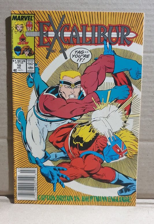 COMIC BOOK -  MARVEL EXCALIBUR #10