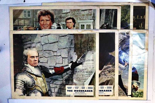 ORIGINAL LOBBY CARDS - THE MOONRAKER - 1958 - set of 8