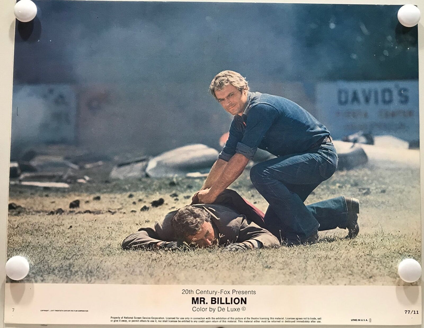 ORIGINAL LOBBY CARDS - MR. BILLION - 1977 - set of 8