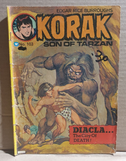 COMIC BOOK - DC KORAK SON OF TARZAN #103