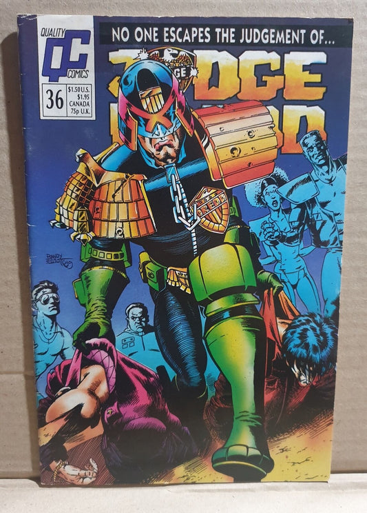 COMIC BOOK ~~ QUALITY JUDGE DREDD #36